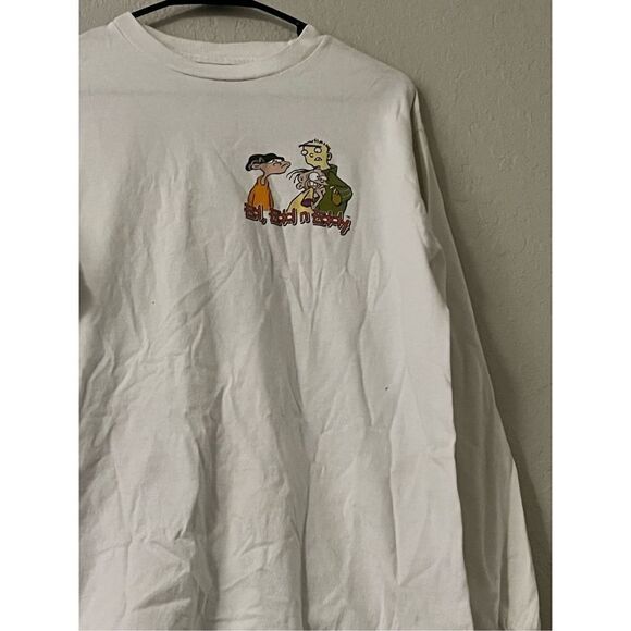 Ed Edd N Eddy Long Sleeve Tee Sz M - Picture 2 of 3